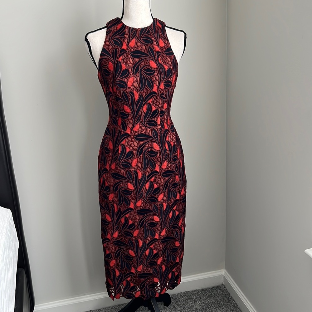 ANTONIO MELANI - Brown Orange Black Dress - 0